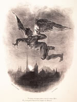 Eugène Delacroix, Méphistophélès dans les airs, 1828. Photo : Davison Art Center, Middleton