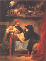 Eugène Delacroix, Mephistophélès apparaissant à Faust, 1827. Photo : The Wallace Collection, Londres