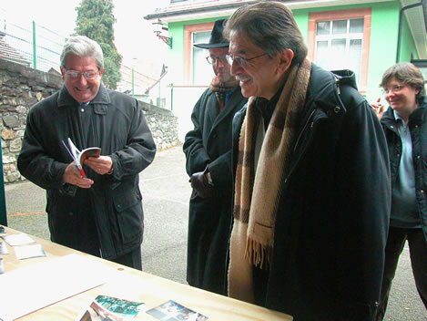 Gérard Kurst accompagné de Gérard Garcin. Photo : F. Hauwelle