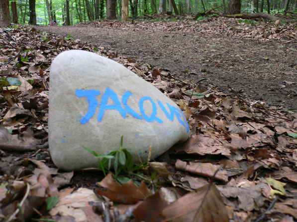 Le chemin des casemates de Bettlach jalonné par les prénoms des enfants | G. Guérin