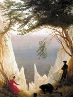 Caspar David Friedrich, "Côtes rocheuses à Rügen", 1818 | Musée Oskar Reinhart, Winterthur