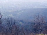 Vue depuis la Feste Grossherzog sur le débouché de la vallée de la Thur.