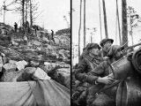 Chasseurs Alpins sur les flancs du Schratzmännele et sa petite carrière, août 1915.