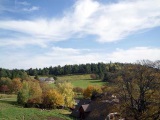 La prairie de la Courtine et le Barrenkopf vus depuis le Glasborn.