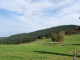 Le Schratzmännele, le Collet et le Lingekopf vus depuis le flanc du Combekopf.