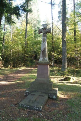 Col du Sattel: le monument des Chasseurs (C1). 