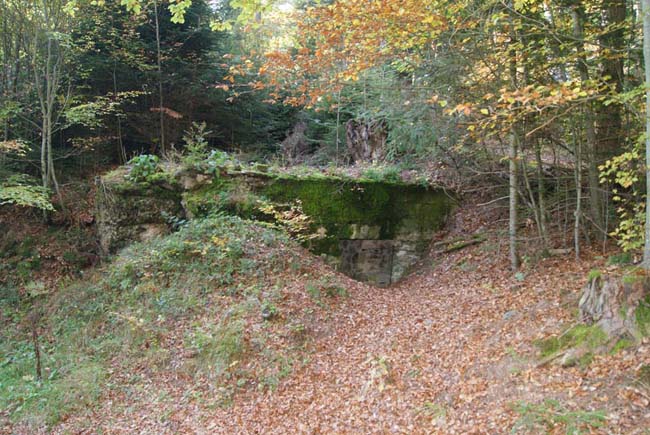 Reichsackerkopf: premier bunker allemand du col entre le petit et le grand Reichackerkopf (C5).   