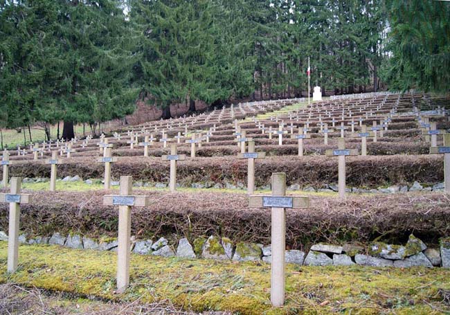 Sondernach : la nécropole française du Bois de Maettlé. 