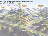 L'environnement de la bataille du Reichackerkopf: la haute vallée de la Fecht. 