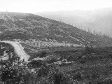 Le cimetière militaire français au pied du Petit Reichackerkopf en 1919.