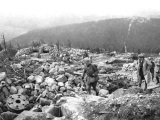 Tranchés au sommet, 17 septembre 1917. 