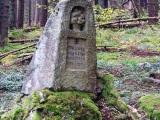 Cimetière allemand du Rabenbühl : tombe d'un soldat allemand tombé en 1916. 