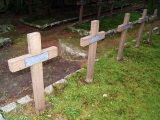 Le cimetière français Duchesne. Tombes.