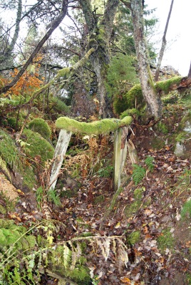 La Roche du Corbeau (Rabenfels) : tranchée. 