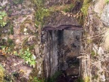 la Roche du Corbeau (Rabenfelsen) : entrée de la chambre de tir.