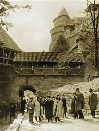 Administration du Reichsland : Guillaume II au Haut-Koenigsbourg 