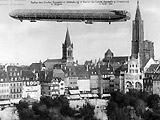 Naissance de l'aviation : Zeppelin au-dessus de Strasbourg