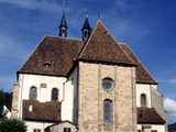 Abbatiale Sainte-Richarde d'Andlau : le chevet de l’église abbatiale.