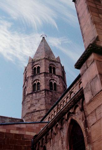 Église Saint-Léger : tour de croisée octogonale