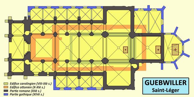 Église Saint-Léger : plan 