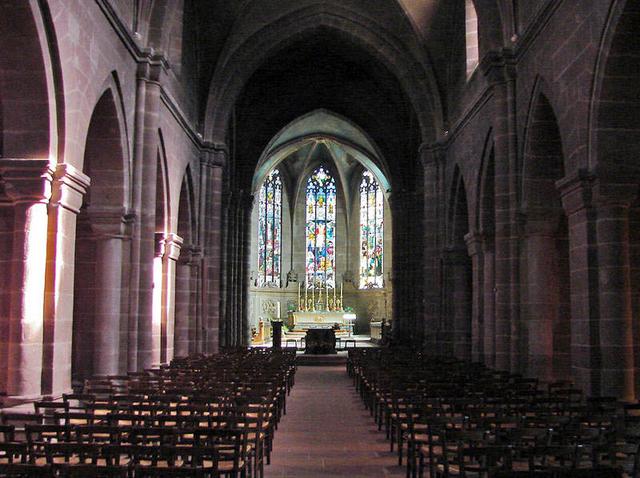 Église Saint-Léger : nef centrale