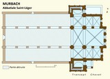 Saint-Léger de Murbach : plan.