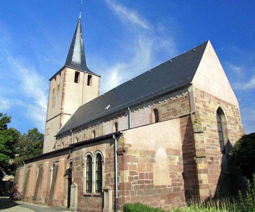 Dorlisheim : l’église Saint - Laurent. Vue générale.