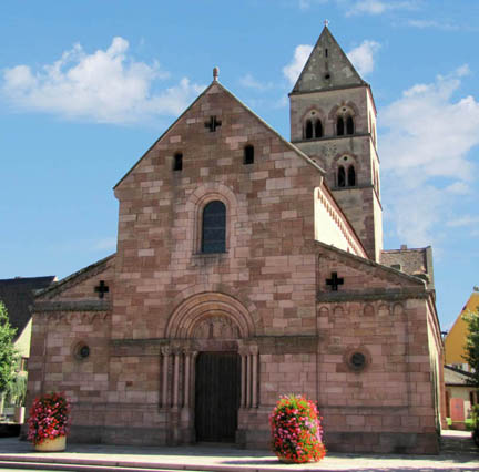 Sigolsheim : église Saints-Pierre-et-Paul : vue générale.