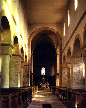 Surbourg : église abbatiale saint Arbogast – Saint Jean-Baptiste : la nef.