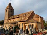 Altenstadt : l’église Saint-Ulric, vue générale de la face sud de l'édifice.