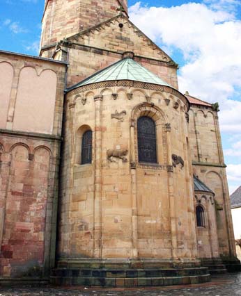 Eglise Saints-Pierre-et-Paul de Rosheim : le chevet.