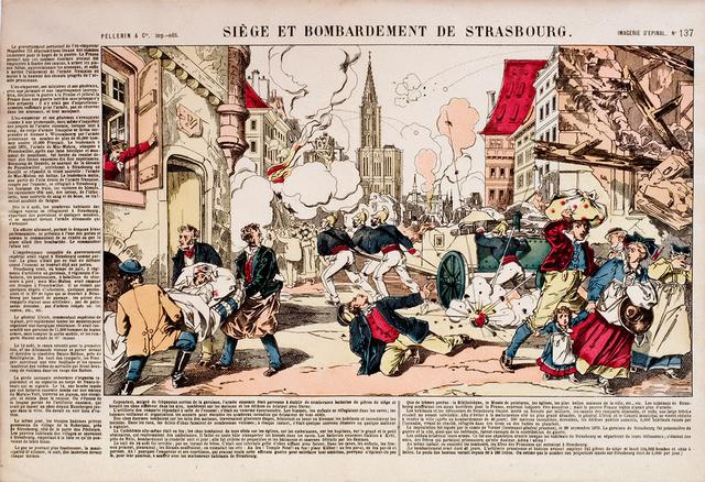 Siège et bombardement de Strasbourg (image interactive)