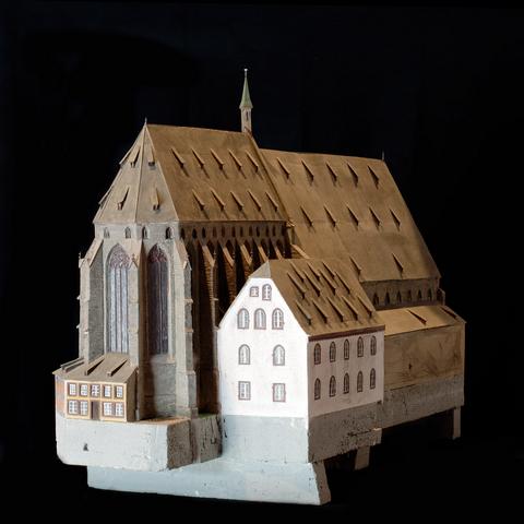 Maquette de l’église du couvent des Dominicains de Strasbourg