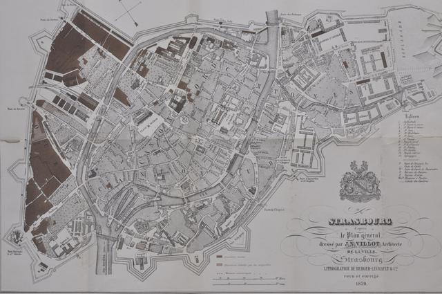 Plan de Strasbourg (image interactive)