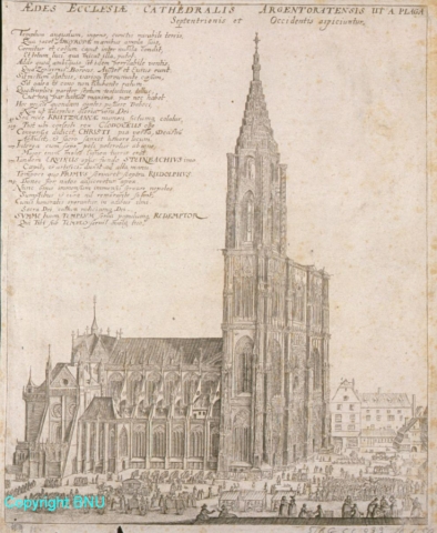 La cathédrale vers 1650