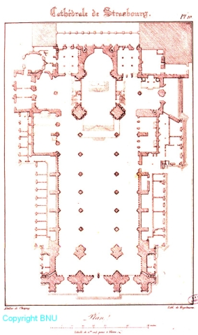 Plan de la cathédrale, 1827