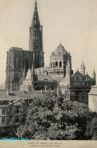 La cathédrale au début du XXe siècle