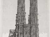 La cathédrale vue par Erwin de Steinbach, v. 1850