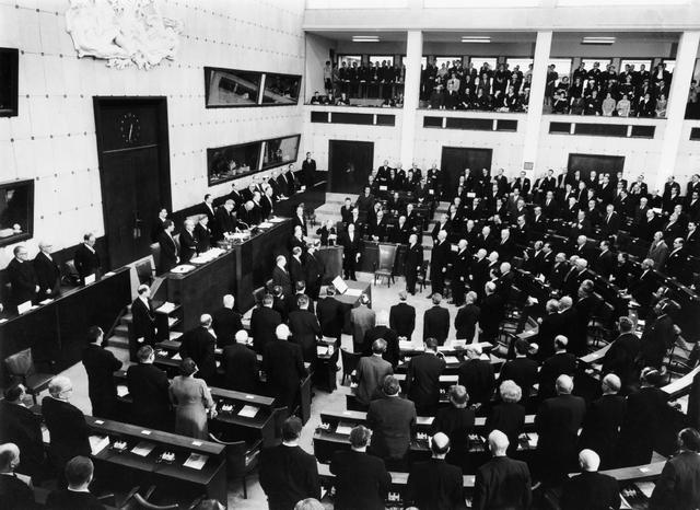 1ère session de la Cour européenne des Droits de l’Homme, 21 janvier 1959