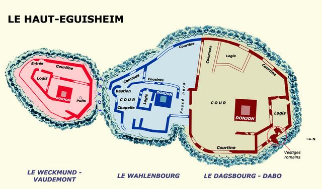 Plan du château en 1446