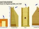 Dagsbourg : donjon - plan et élévation