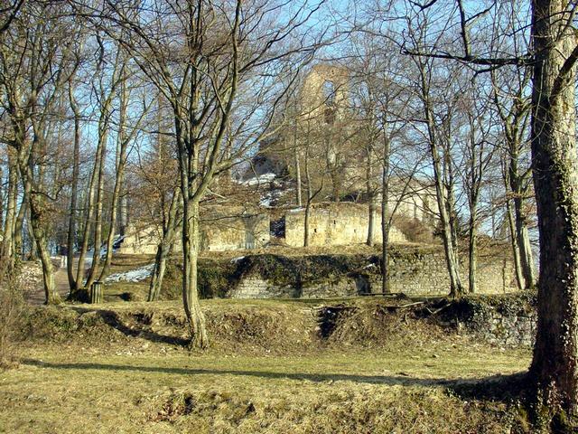 Château supérieur : basse-cour 