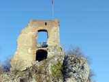 Château supérieur : rocher portant le logis