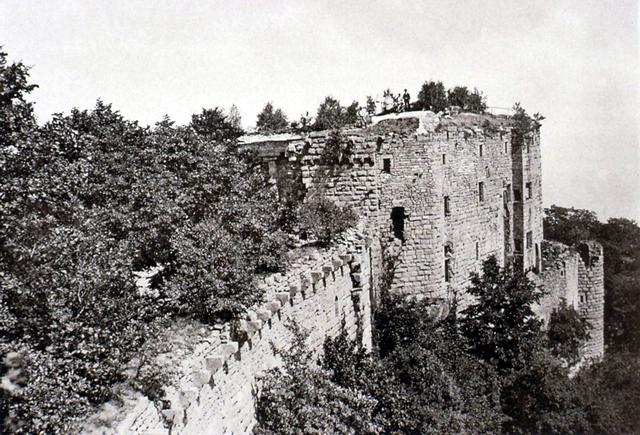 Le château en 1900