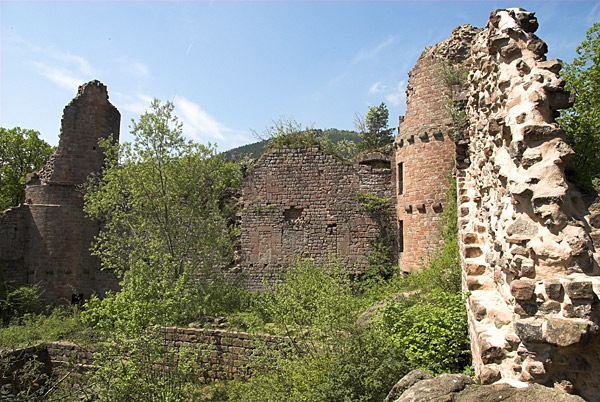 Partie gothique du château