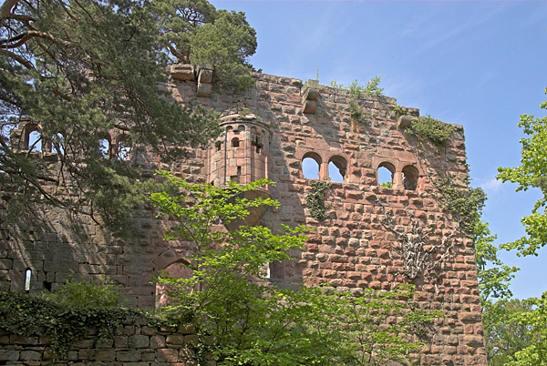 Palas - façade romane