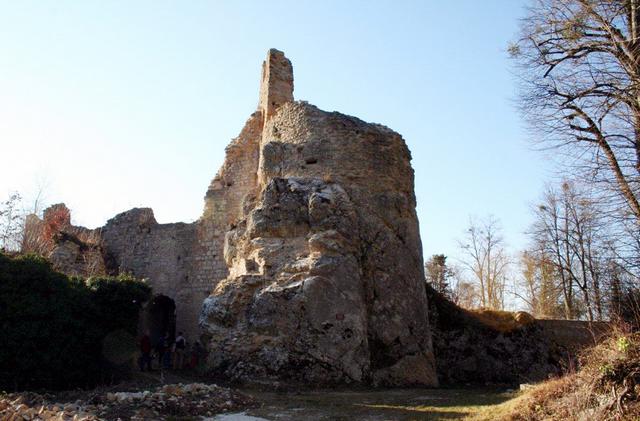 Grande entrée du château