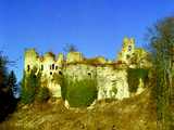 Vue du flanc sud du château