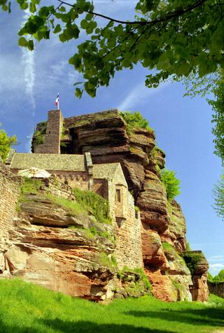 Château du Haut-Barr : vue depuis l’entrée principale