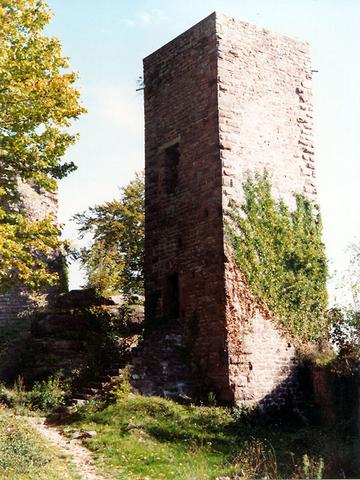 Château du Greifenstein : tour centrale